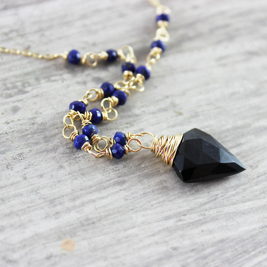 As Worn on The Originals - Black Spinel Necklace