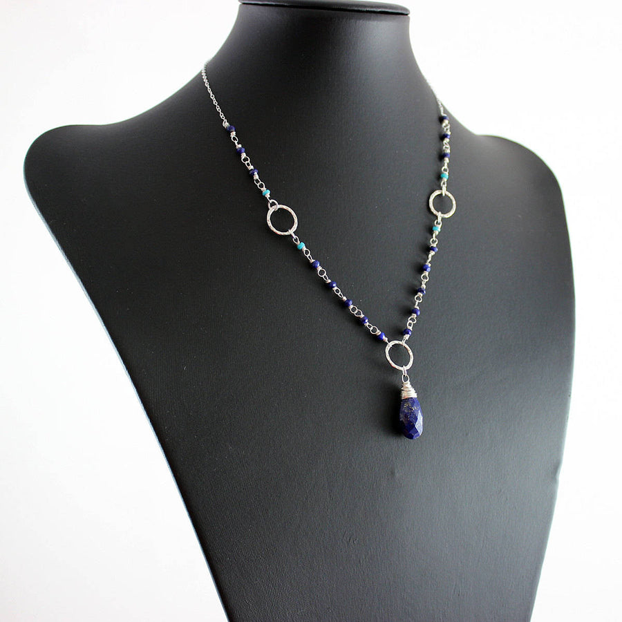 Lapis and Turquoise Necklace - As Worn on The Vampire Diaries