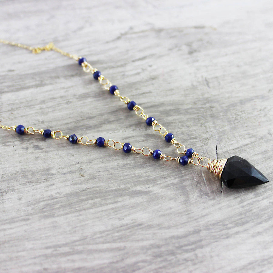 As Worn on The Originals - Black Spinel Necklace